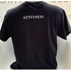 CAMISETA ONE MORE REP AJ7FITNESS NEGRA